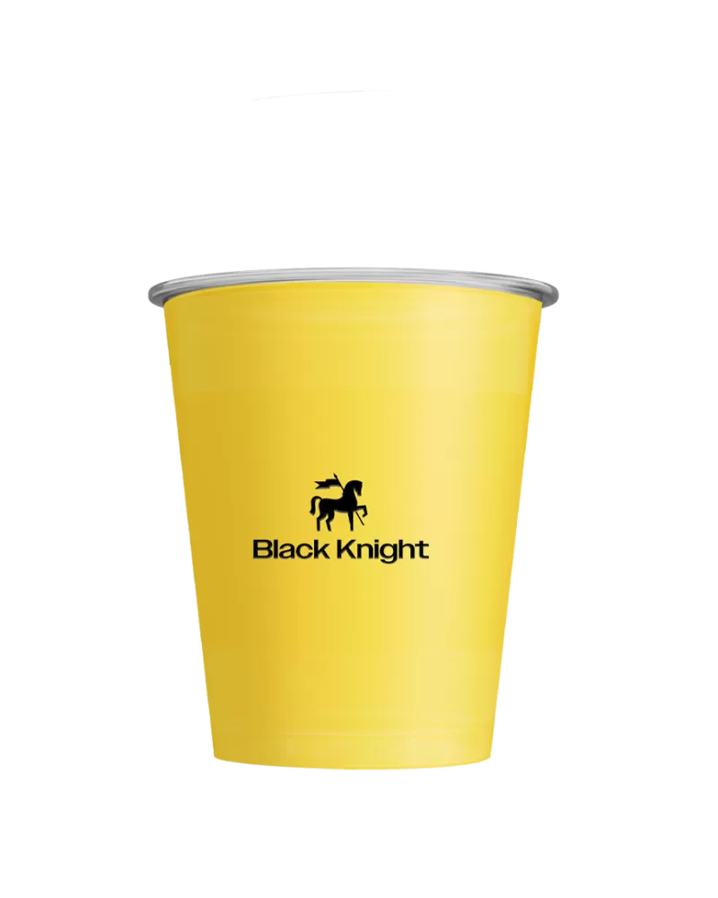 Black Knight Plastic Cups