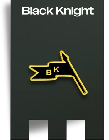 Brooch BK Flag